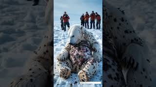 Barnacles: A New Challenge for Polar Bear Survival  #animals #survival #wildlife #polarbear #shorts