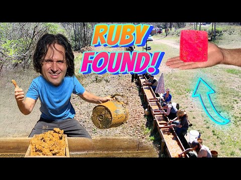 Deep Red Ruby Gemstones Found in North Carolina! Cherokee Mine