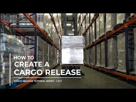 Cargo Release: How to Create a Cargo Release in Magaya Software (Part 1 of 3)