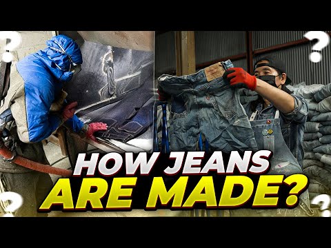 How Are Jeans Made In A Factory | How Are Distressed Jeans Made