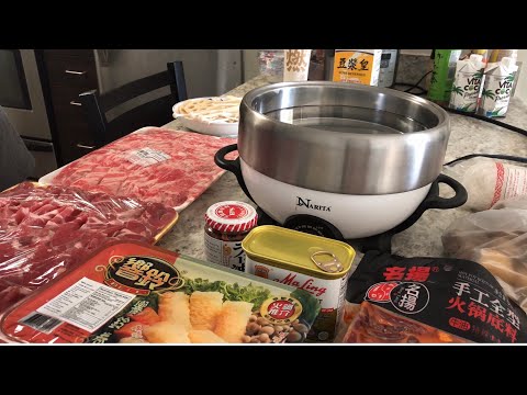 100 dollar challenge - Homemade Chinese Hotpot 100美金在家吃火锅