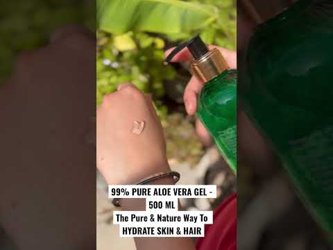 WOW 99% PURE ALOE VERA GEL - 500 ML The Pure & Nature Way To HYDRATE SKIN & Hair #shorts #wow