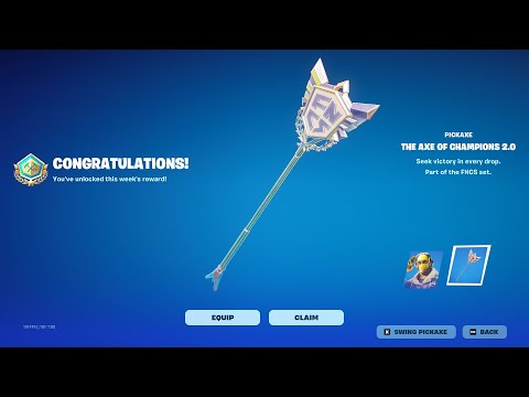 How I Got the FNCS PICKAXE 😍