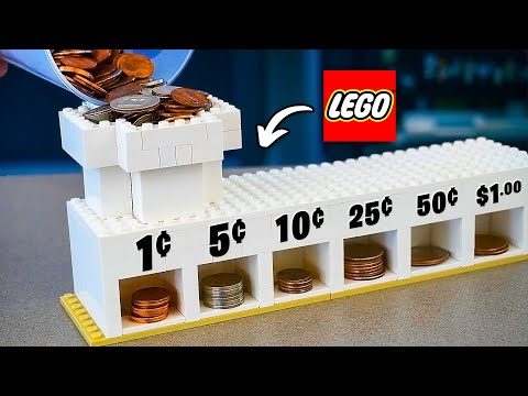 I Made a Working Lego Coin Sorter