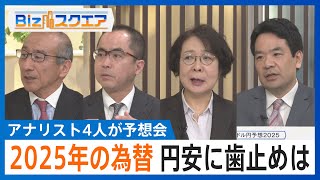 2025年の為替はどうなる？プロ4人が予想　円安に歯止めは…注目キーワードに「格差」「イーロン・マスク」など【Bizスクエア】