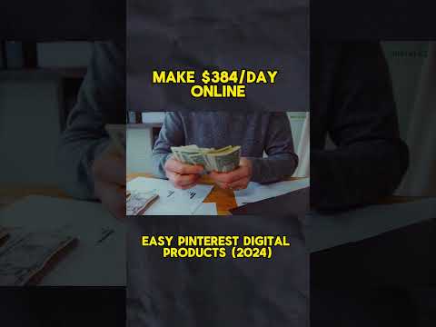 Make $384Day Online Easy Pinterest Digital Products 2024