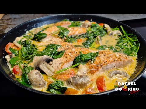 The Best Creamy Tuscan Salmon Recipe (With coconut milk)