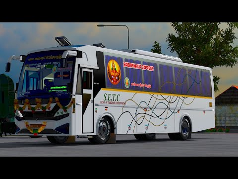 SETC Marthandam to Chennai Bus | SETC Nagercoil |Euro Truck Simulator 2 Tamil Nadu Bus