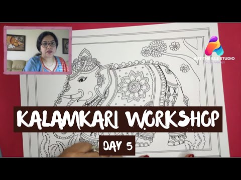 Kalamkari Workshop: Day 5 | Elephant