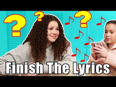 Can Haschak Sisters Remember Their Own Lyrics!? (Round 3)