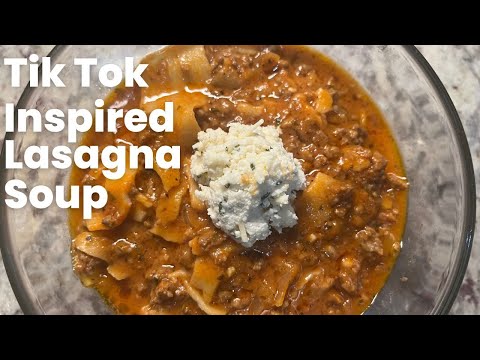 How to make the Best lasagna soup