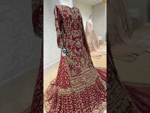 New Farshi Lehenga Detailed Look #dress #farshilehenga #farshi #lehenga #viral #Usbridals