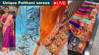 Unique Paithani sarees With PRICES | Teja Sarees @brideessentials #paithanisaree