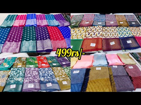 chickpet wholesale fancy saree's pick any@499rs festival special offer|single saree courier availabl