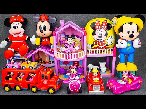 Satisfying with Unboxing Disney Junior Fire Rescue Minnie Mouse Playset | Review Toys ASMR