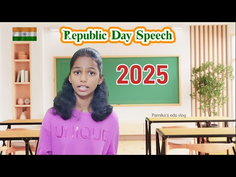 Republic Day Speech in English || Best Speech for Republic Day || 26th January 2025