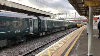 Class 43 125mph HST Passing Slough at Speed - February 2019