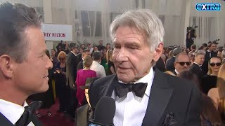 Harrison Ford REVEALS He Met Wife Calista Flockhart at Golden Globes (Exclusive)