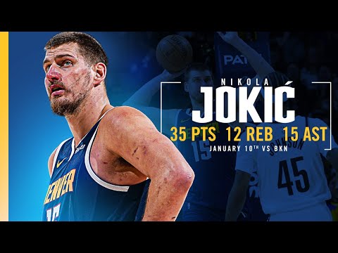 Nikola Jokić Gets A Triple-Double vs. Nets 📺 | 1/10/25 Full Game Highlights