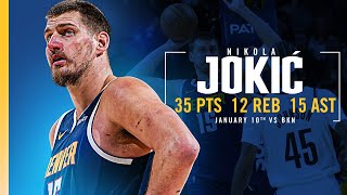 Nikola Jokić Gets A Triple-Double vs. Nets 📺 | 1/10/25 Full Game Highlights