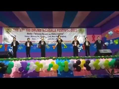 Rengthama no 9 Group Dance || Wangala Festival ( Karbi Anglong Assam