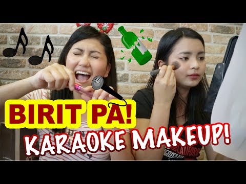 KARAOKE MAKEUP (Christmas Challenge #8) | Miss Menchie