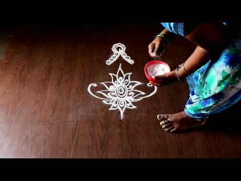 daily special kolam |  simple to drawn daily rangoli | purattasi maatha rangoli kolam