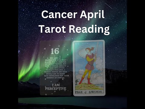 Cancer April Tarot Reading 💖✨♋