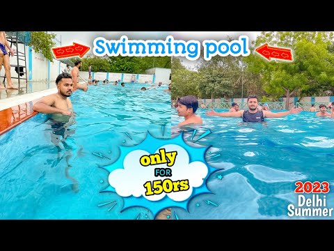 Cheapest swimming pool in Rohini🔥|K.V swimming pool|full paisa vasool🤩|In Hindi|allrounders.