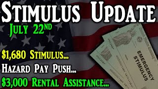 2nd Stimulus Check Update: $1680 Stimulus | Hazard Pay Push | $3,000 Rental Assistance