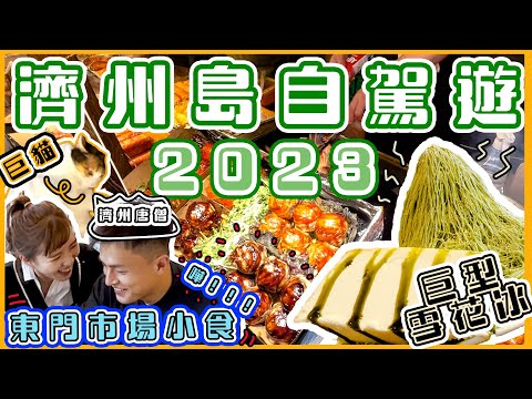 【2023濟州島自駕遊EP3】東門市場美食｜巨型超好食雪花冰｜遇濟州貓超巨超肥｜濟州都有唐僧，點搞？