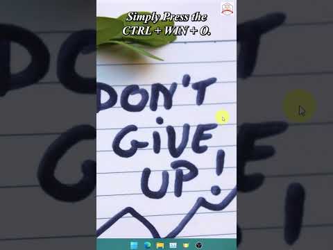 Unlocking the Power of Windows: Discover the Best Shortcut Key for On-Screen Keyboard! || #shorts
