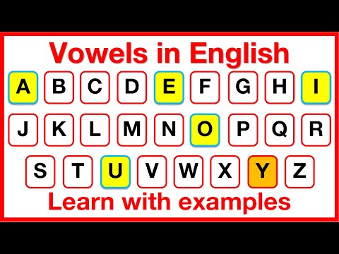 VOWELS AEIOU 👄 🇬🇧 | Learn the vowels in English,  long & short vowel examples | British English