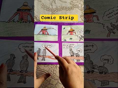 Comic Strip project #english #englishgrammar #englishproject