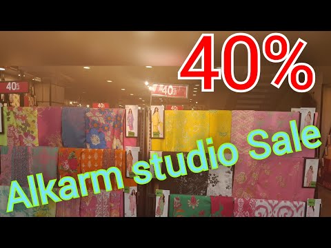 Alkaram Flat 40% Sale On Entire Winter Stock Starts | Embroidered  Fancy Suits On 40%#fashion