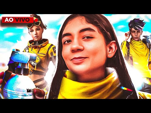 💜FREE FIRE - AO VIVO 💜 TREINANDO E CAMPZIN!💜#250K