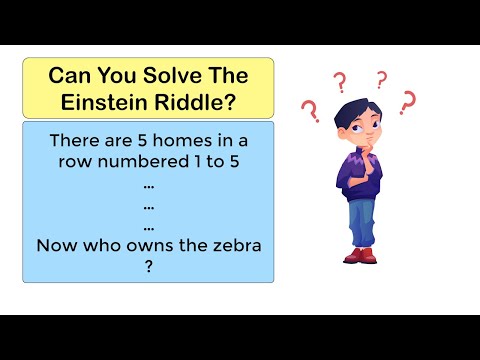 Can you solve the HARDEST logic puzzle? The Einstein Riddle