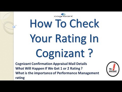 How To Check Rating in Cognizant ? | Confirmation Appraisal  Mail | Performance Management Rating |