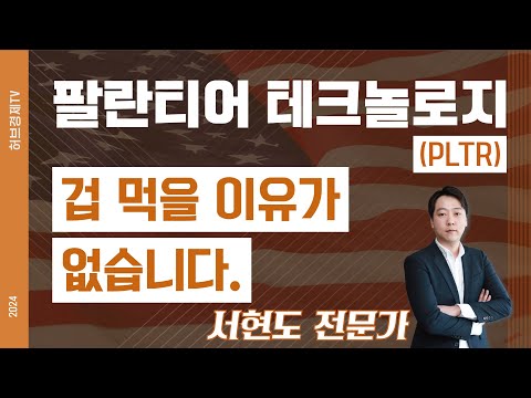 팔란티어 테크 (PLTR) - 겁 먹을 이유가 없습니다.