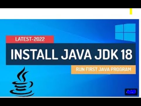 Java 18 download and install | Run Java 18 First  Program #javatcoding