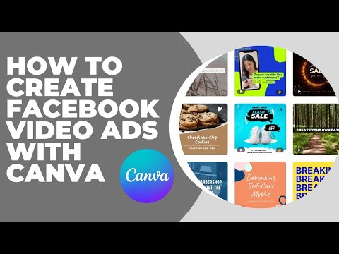 How to create Facebook video ads with Canva | Facebook ads Creation