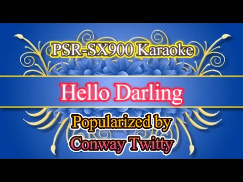 Hello Darling - Conway Twitty Video Karaoke