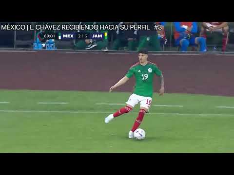 México | Luis Chávez activando el perfil zurdo vs. Jamaica - Diego Cocca como entrenador