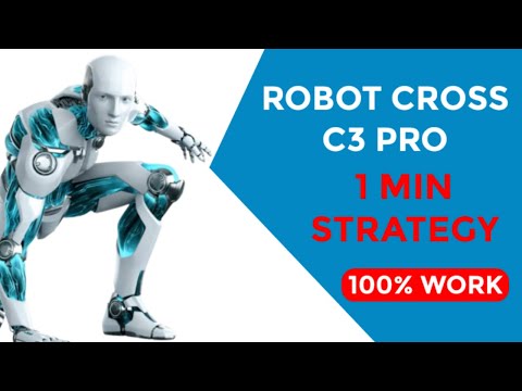 Robot Cross C3 PRO 1 Min Strategy - 100% Work - Binary options strategy