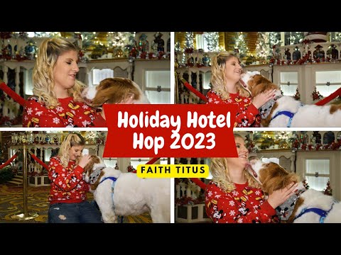 Disney World Holiday Hotel Hop 2023 | Vlogmas 2023