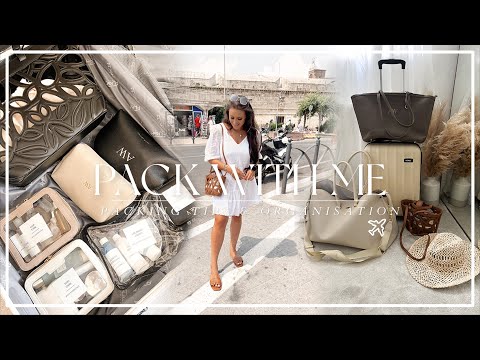 PACK WITH ME FOR VACATION | ORGANISING PACKING TIPS, FAMILY HOLIDAY! 🐚🥥🇬🇷