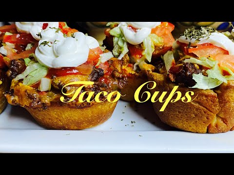 TACO BOWLS MADE WITH PIZZA CRUST/@cookingwithjudycaldwell6376