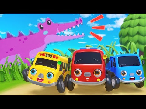 Hide and Seek with Pink Crocodile | Learn and Play | Nursery Rhymes & Kids Songs - Baby Car Songs TV