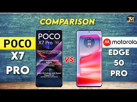 Poco X7 Pro vs Motorola Edge 50 Pro : Which Phone is Best ❓😲