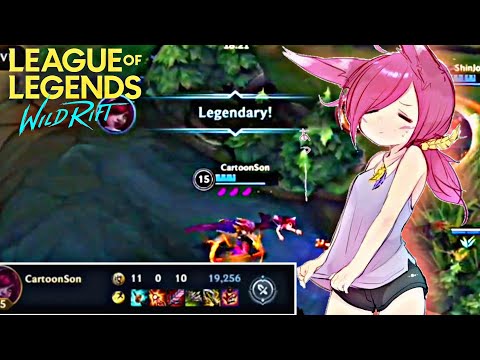 Xayah no death gameplay | League of legends wild rift